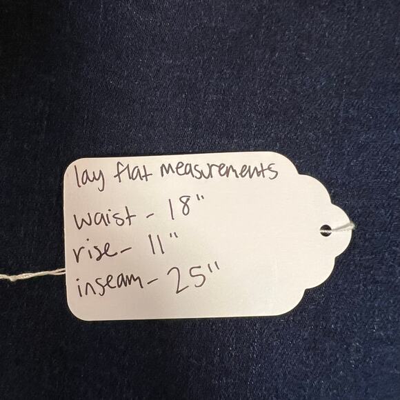 NYDJ Dark Wash Blue Wide Leg Ankle Jeans Lift Tuck Size 16 EUC - Picture 10 of 10